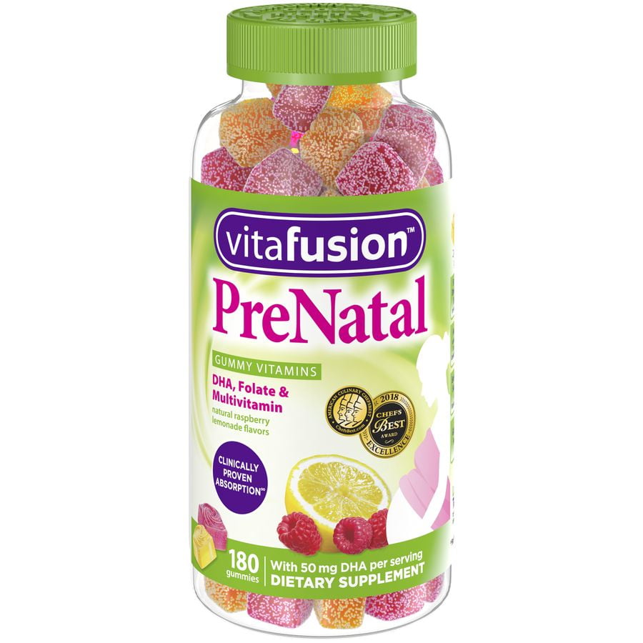 Product of VitaFusion PreNatal DHA, Folate and Multivitamin Gummy, 180
