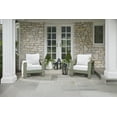 thumbnail image 2 of Better Homes & Gardens Ezra Outdoor HDPE Club Chair, Green with Cream Boucle Cushions, 2 of 11