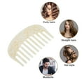 thumbnail image 7 of Unique Bargains Wide Tooth Combs for Women Anti-Static Pocket Size Comb for Thick Curly Hair Travel Comb Mini Comb Retro Wide Tooth Combs for Wet and Dry White, 7 of 7