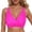 A-Hot Pink, variant on Bigetiay Womens Bikini Top Twist Front Bathing Suit Bra Minimalist Swimwear Swim Top Only, Size XXL