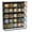 Black, variant on WINDLAND Stylish Round Acrylic Coin Display Case Storage Stand for Living Room Bedroom