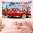 thumbnail image 4 of chaungfeng Red Heart Valentines Tapestries, Red Heart Room Decorations Wall Coverings Home Tapestries for Wedding Valentine's Day Decoration Supplies 71x45 Inches, 4 of 6