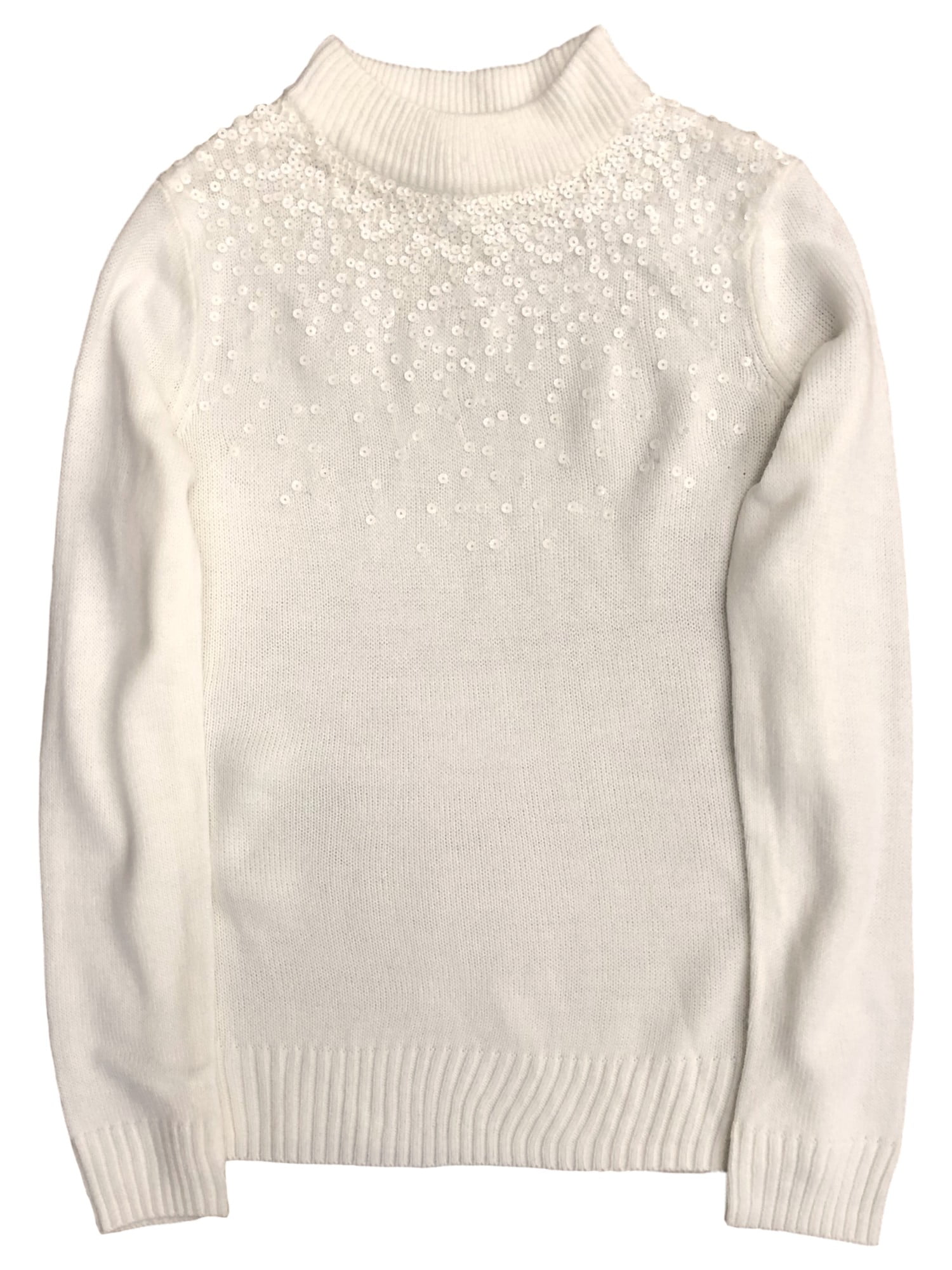 Juicy Couture Womens Off-White Ivory Sequin Pull-Over Sweater XX-Large -  Walmart.com