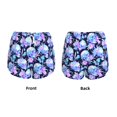 thumbnail image 3 of Pofeuu flower Skull star Print Women's Athletic Shorts Running Workout Shorts Tummy Control Quick Dry Gym Shorts with Pockets Double layer sports shorts-X-Large, 3 of 7