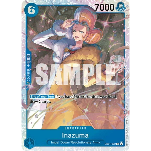 One Piece Memorial Collection Super Rare Inazuma EB01-022