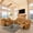 Ginge, variant on Ainehome3 Pieces Faux Leather Reclining Configurable Living Room Set
