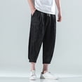 thumbnail image 4 of Vedolay Sweatpants for Men Long Pants with Pockets Loose Trousers 2023 Black,5XL, 4 of 4