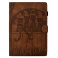 thumbnail image 3 of ELEHOLD Case for iPad mini6/mini2024, Slim PU Leather Case with Card Holder Folio Stand Cover Compatible with iPad mini6/mini2024,Brown, 3 of 8