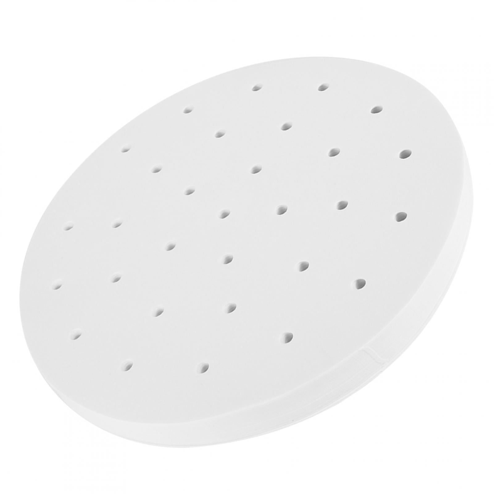 400pcs Perforated Steamer Liners - Disposable Steaming Paper Sheets, 9.5 inch