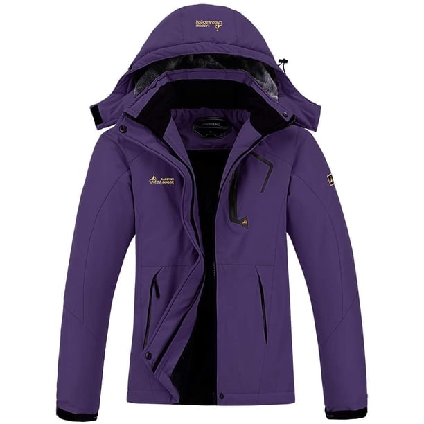 Chaqueta de esquí impermeable para mujer, abrigo cálido para nieve de invierno, cortavientos de montaña, chubasquero con capucha Xemadio CJWUS-3289