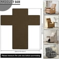 thumbnail image 2 of Dznils Recliner Chair Cover Reversible Furniture Chair Sofa Slipcover with Side Pockets, Coffee, 2 of 11