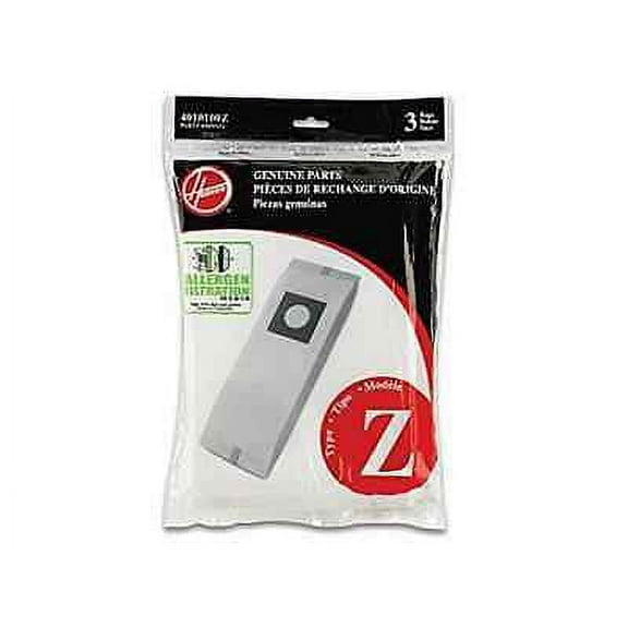 Replacement Part For Hoover Style Z Vacuum Cleaner Bags Micro Allergen Filtration 4010100Z [18 Allergen Bags]