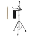 thumbnail image 1 of Soporte para batería Snare de acero con soporte para baquetas y baquetas 5A, 1 of 7