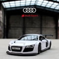 thumbnail image 2 of 1:24 AUDI R8 Alloy Racing Car Model Diecast Metal Toy Sports Car Vehicles Model Simulation Collection Boys Toy For Chidrens Gift, 2 of 5