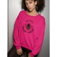 thumbnail image 2 of Bee Happy Nature Garland Sweatshirt Women -Image by Shutterstock, Female Large, 2 of 4