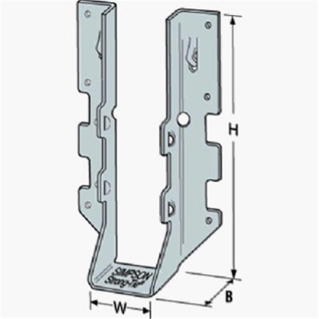 Simpson Strong Tie LUS210-3Z 2 X 10 In. Face Mount Joist Hanger, Triple ...