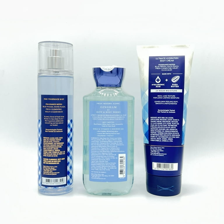 専用 Bath & Body Works Soap Mist Cream Bath & Body Works Gingham Fragrance Mist, Shower Gel and Body