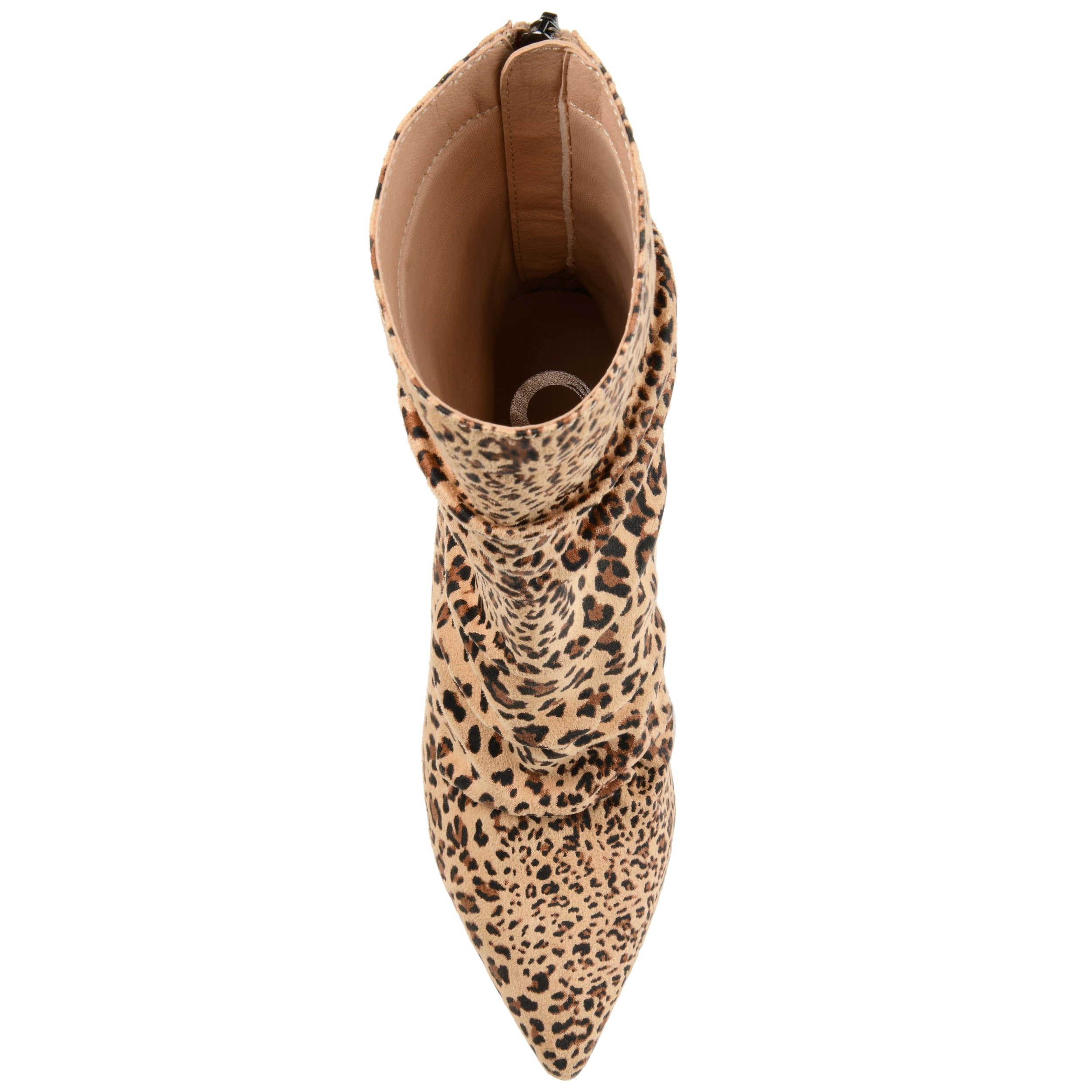 Journee Womens Markie Back Heel Zip Stiletto Booties, Widths Available