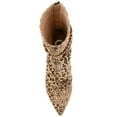 thumbnail image 5 of Journee Womens Markie Back Heel Zip Stiletto Booties, Widths Available, 5 of 10