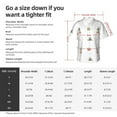thumbnail image 6 of Lsque Rabbit Blowing Dandelions pattern Hawaiian Shirt for Men, Unisex Summer Beach Casual Short Sleeve Button Down Shirts-, 6 of 9