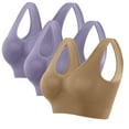 thumbnail image 1 of Fiudx Sujetador Deportivo Sin Costuras, Transpirable, Sin Aros, con Almohadillas Extraíbles, Cómodo, Ligero y Suave, para Uso Diario, Moda de Verano para Mujer, Se Recomienda Lavar a Mano., 1 of 4