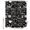 Black White, variant on Beige Boho Shower Curtains for Bathroom, Vintage Ethnic Floral Abstract Geometric Waterproof Fabric Shower Curtain, Decorative Bathroom Curtain for Bathtub, 36"x72" , No Hooks Included