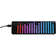 Power Acoustik Spectrum Analyzer for Car Stereo | LED Display for Visual Lightshow of your Favorite Music
