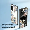 thumbnail image 5 of Allytech Galaxy A14 5G Case with Stand, Soft TPU Back Cover for Ring Holder Stand Glitter Bling Design Shockproof Anti-scratch Drop Protective Case Shell for Samsung Galaxy A14 5G - White Flower, 5 of 8