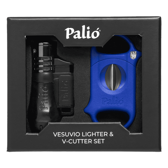 Palio Vesuvio (Black) and V-Cutter (Blue) Gift Set