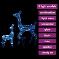 thumbnail image 4 of vidaXL 1 Piece Reindeer Family Christmas Decoration 160 LEDs Acrylic 6.7"x27.2"x35.4", 4 of 10