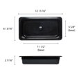 thumbnail image 2 of Excellante Third size 2 1/2" deep polycarbonate food pan, black, NSF certified, comes in each, 2 of 2