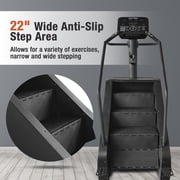 Stair Stepper, Commercial Grade Stepper Machine, Stepmill for Exercise at Home, Stair Master, Stair Climber for Cardio and Lower Body Workouts,15 Speed Levels, 660LBS Capacity, 15-165 Steps/Minute