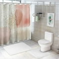 thumbnail image 7 of Creowell Fine Foliage Lace Modern Waterproof Shower Curtain with Hooks, Country Cottage & Farmhouse Bathroom Decor, 100% Polyester Fiber, Washable, Chic Modern Bathroom Decor, Various Sizes 36x72, 7 of 7