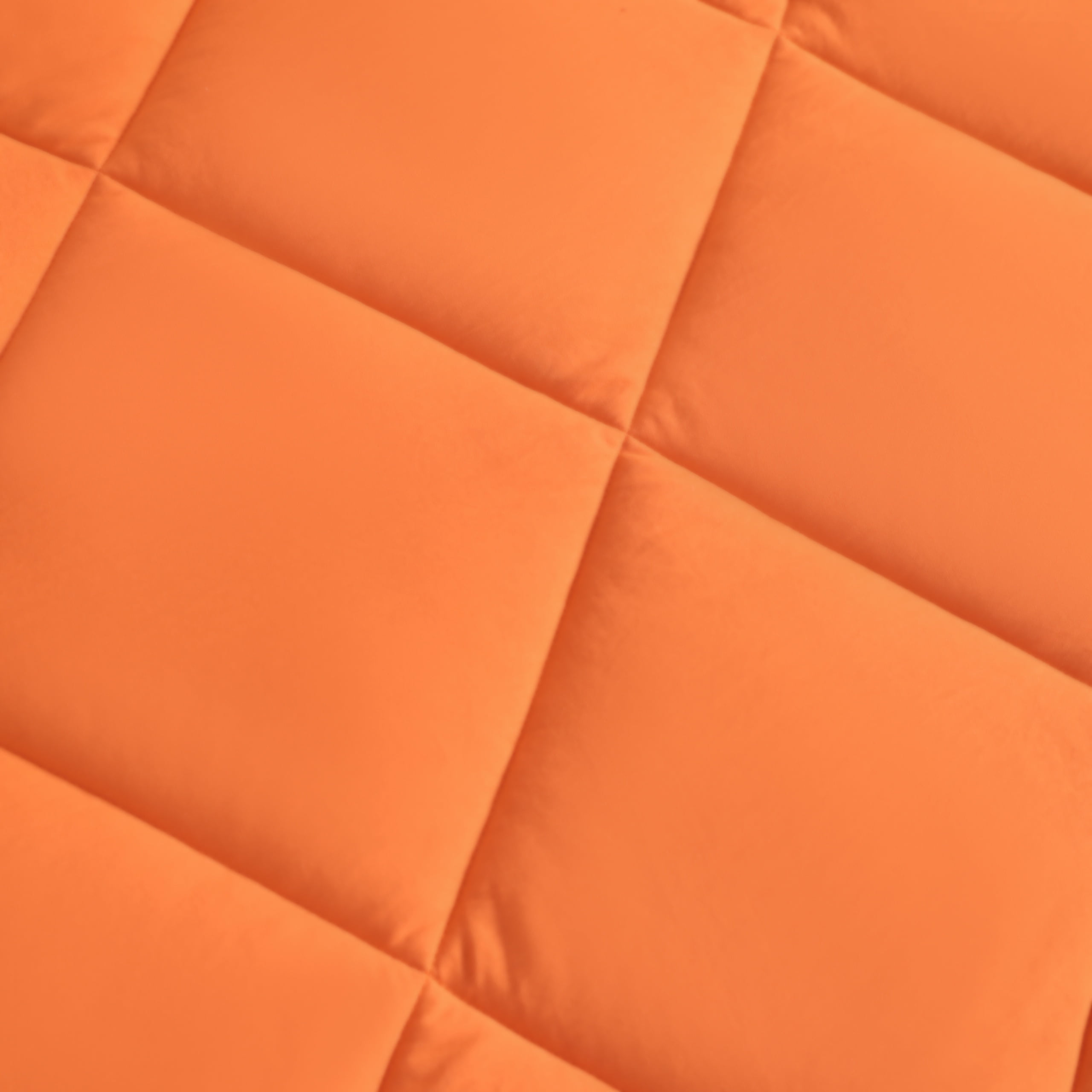 Ntbay 5 Piece Twin Bedding Comforter Set, Ultra Soft and Breathable Bed in a Bag, Includes Quilted Comforter, Fitted Sheet, Flat Top Sheet, 2 Envelope Pillowcases, Orange