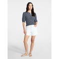 thumbnail image 3 of Time and Tru Women’s Empire Waist Top with Puff Sleeves, Sizes XS-XXXL, 3 of 5
