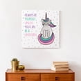 thumbnail image 4 of Creative Products Be a Unicorn Cat 16x16 Canvas Wall Art, 4 of 5