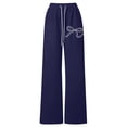 thumbnail image 6 of XXWXYD Girls Baggy Sweatpants Cute Bowknot Print Wide Leg Jogger Sweatpants Girls Joggers Pants Kids Elastic Waist Athletic Loung𝖾 Casual Trousers, 6 of 6