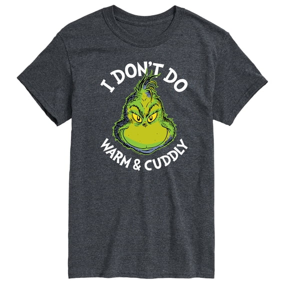The Grinch - I Don't Do Warm & Cuddly Men's Short Sleeve Graphic T-Shirt