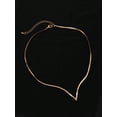 thumbnail image 4 of 1pc Fashionable Simple Geometric V-shaped Chain Clavicle Necklace For Men's Daily Casual College Style Outfit, 4 of 4