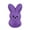 Purple, variant on Easter Bunny Peeps Bunny Plush Toys Cute Bunny Plush Doll Bunny Plush Stuffed Animal Pillow Easter Decoration Room Decoration Plush Toys Gift (6 PACK)