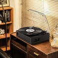 thumbnail image 6 of Udreamer Vinyl Record Player with Speakers,Vinyl Player Turntables for Vinyl Records,Vintage Bluetooth Turntable | Black, 6 of 13