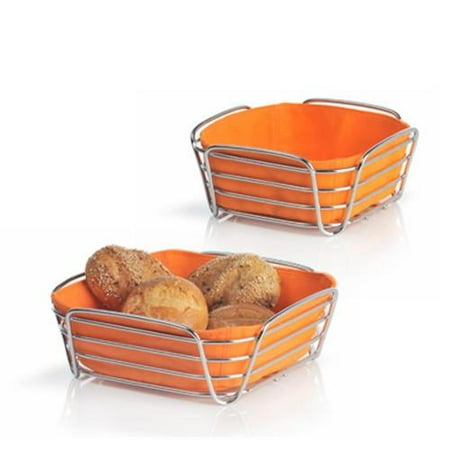 Floz Design Blomus 63554 Bread Basket, Wires, Large, Orange