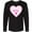 AB-Black, variant on Inktastic Mimi Pink Valentine Hearts Long Sleeve T-Shirt