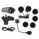 thumbnail image 2 of Altavoces para casco de motocicleta con soporte para llamadas manos libres, estéreo, Bluetooth, 800 mAh, IP67, auriculares impermeables, 2 of 15