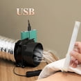 thumbnail image 2 of Extractor de humos compacto y portátil con conducto y tubo de ventilación para cocina y baño - Alimentación USB, 2 of 5