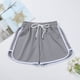 thumbnail image 1 of MKLEKYY Pantalones Cortos de Verano para Mujer, Informales, de Cintura Elástica y con Bolsillos, 1 of 3