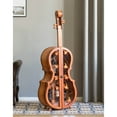 thumbnail image 2 of 4.5 Feet Tall Violin Shaped Cabinet With 2 Shelf and Acrylic Clear Double Door, 2 of 7