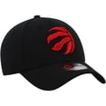thumbnail image 3 of Men's New Era Black Toronto Raptors Team Classic 39THIRTY Flex Hat, 3 of 4
