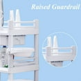 thumbnail image 4 of Medical Trolley Cart 3 Tier 330 Lbs Spacious Beauty Salon Rolling Utility Cart, 4 of 12