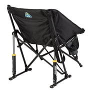 GCI Outdoor Puff Rocker Foldable Insulated Rocking Camp Chair, Stealth Camo